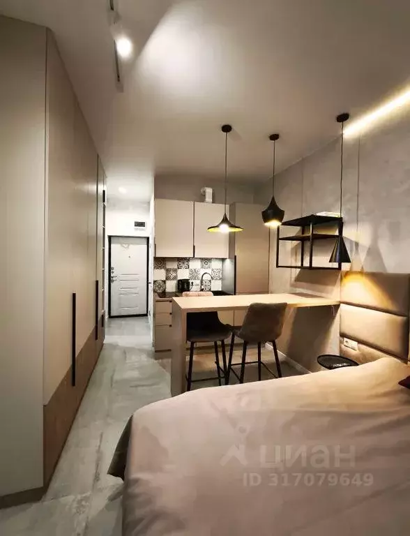 Студия Краснодарский край, Сочи ул. Ленина, 290/7к2 (24.0 м) - Фото 1