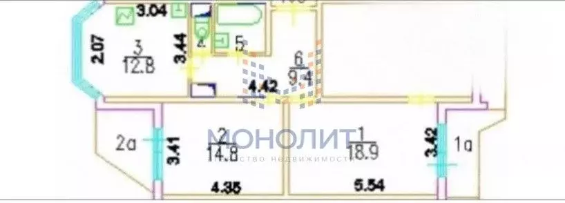 2-к кв. Москва ул. Маршала Кожедуба, 2К1 (63.4 м) - Фото 1