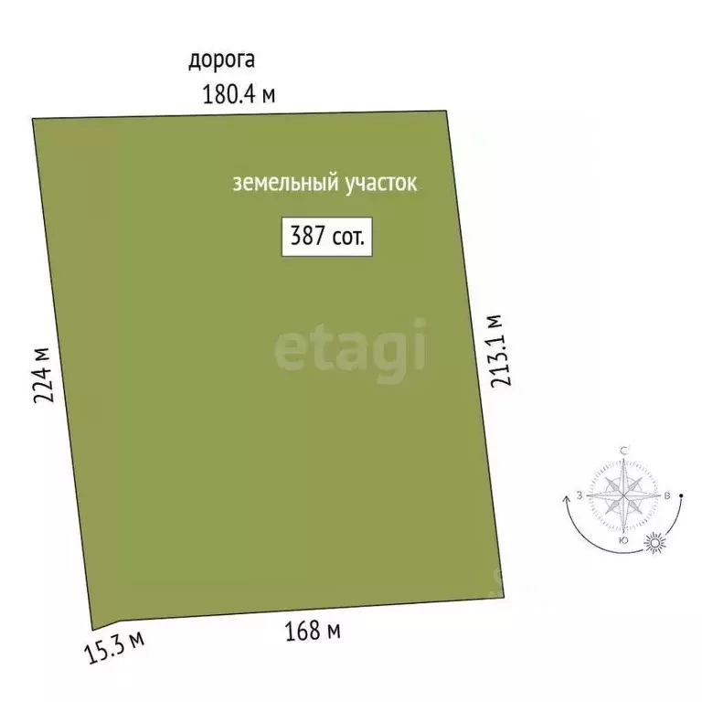 Участок в Крым, Симферопольский район, Трудовское с/пос, с. Ивановка  ... - Фото 2