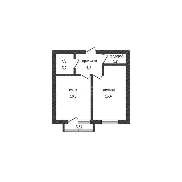 1-комнатная квартира: Краснодар, Измаильская улица, 74к5 (32.6 м) - Фото 0