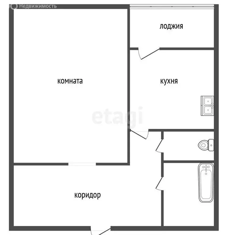 1-комнатная квартира: Воронеж, улица 9 Января, 241/5 (35.3 м) - Фото 1