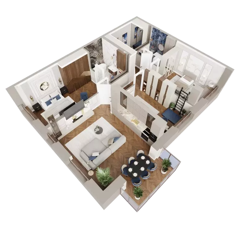 3-к квартира, 96 м - Фото 1
