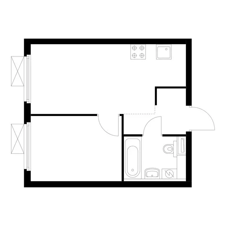 1-комнатная квартира: Новое Девяткино, жилой комплекс Заречный Парк, 6 ... - Фото 1