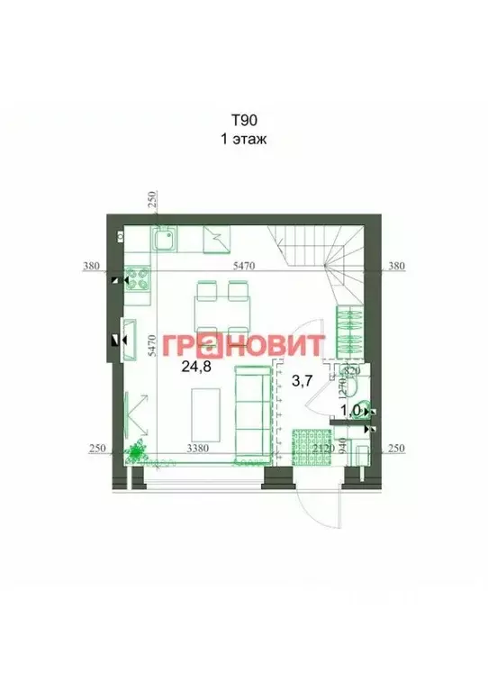 Таунхаус в Новосибирская область, с. Новолуговое, Березки-2 мкр, 5-й ... - Фото 2