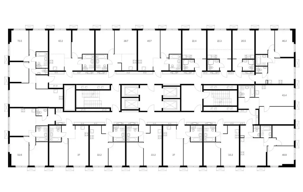 2-к кв. Москва Алтуфьевское 53 ЖК, (48.9 м) - Фото 1