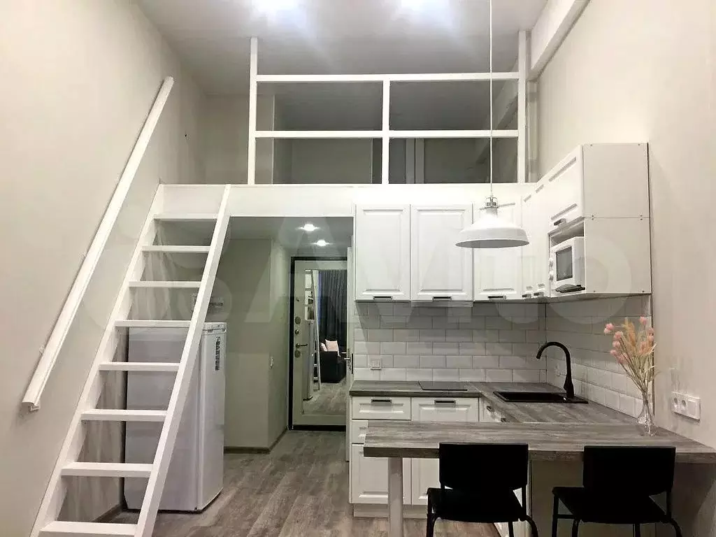 Апартаменты-студия, 12,8 м, 4/4 эт. - Фото 1