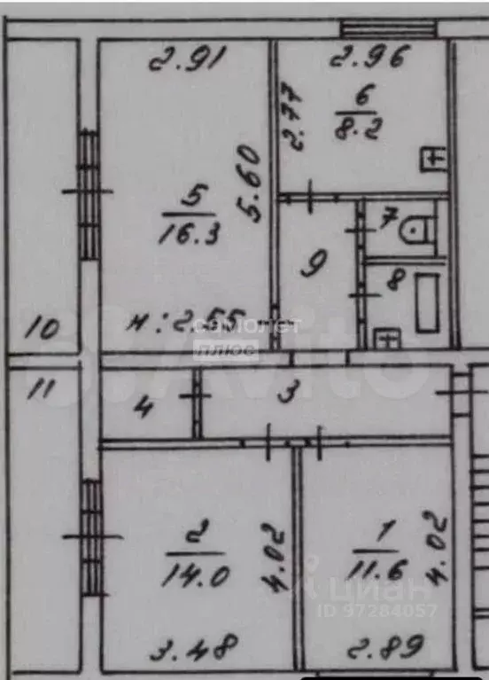 3-к кв. Челябинская область, Челябинск ул. Красных Пилотов, 10 (74.0 ... - Фото 2