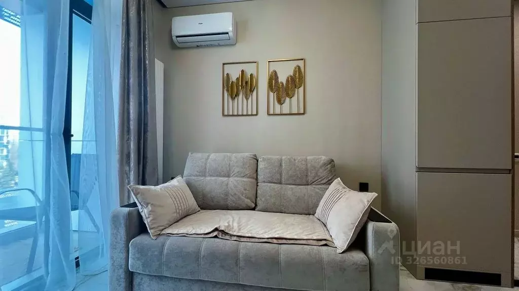 Студия Краснодарский край, Сочи Бытха мкр, ул. Ясногорская, 16/2к6 ... - Фото 1