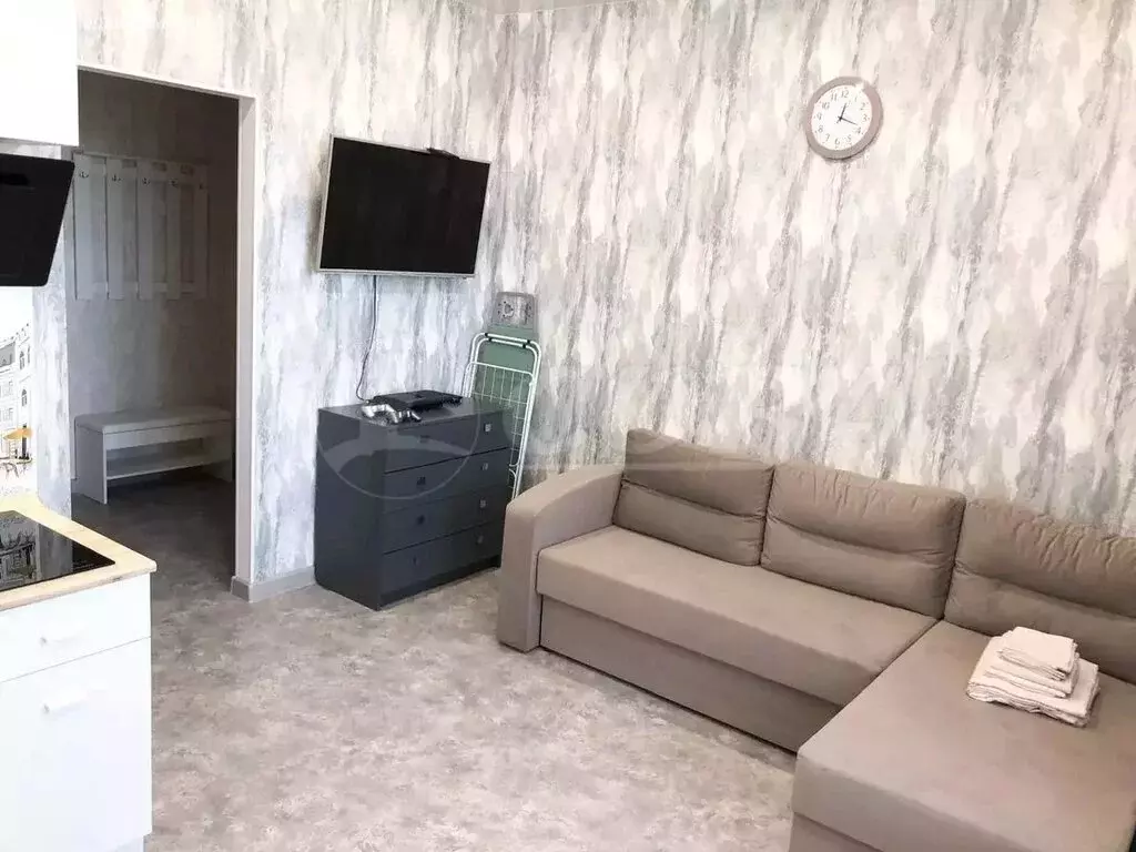 Квартира-студия: Дударева, улица Сергея Джанбровского, 3 (24.6 м) - Фото 1