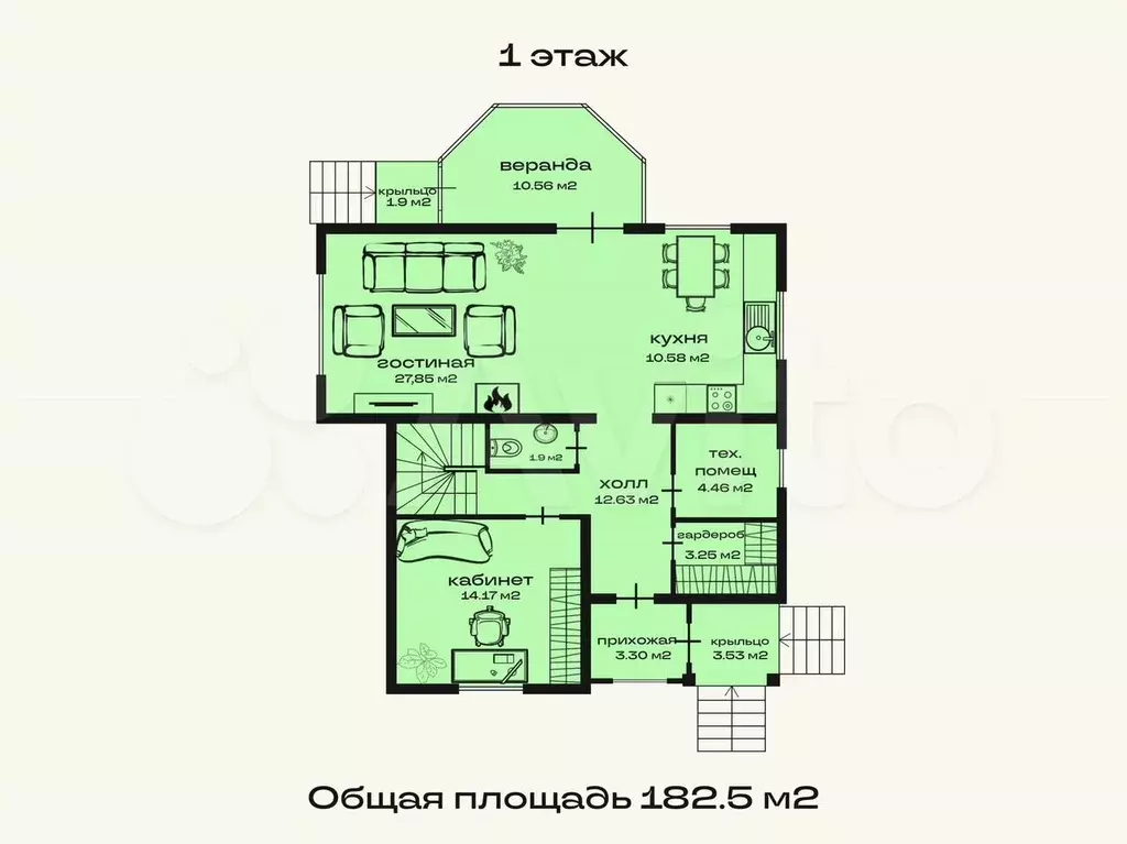 Дом 182 м на участке 8,2 сот. - Фото 0
