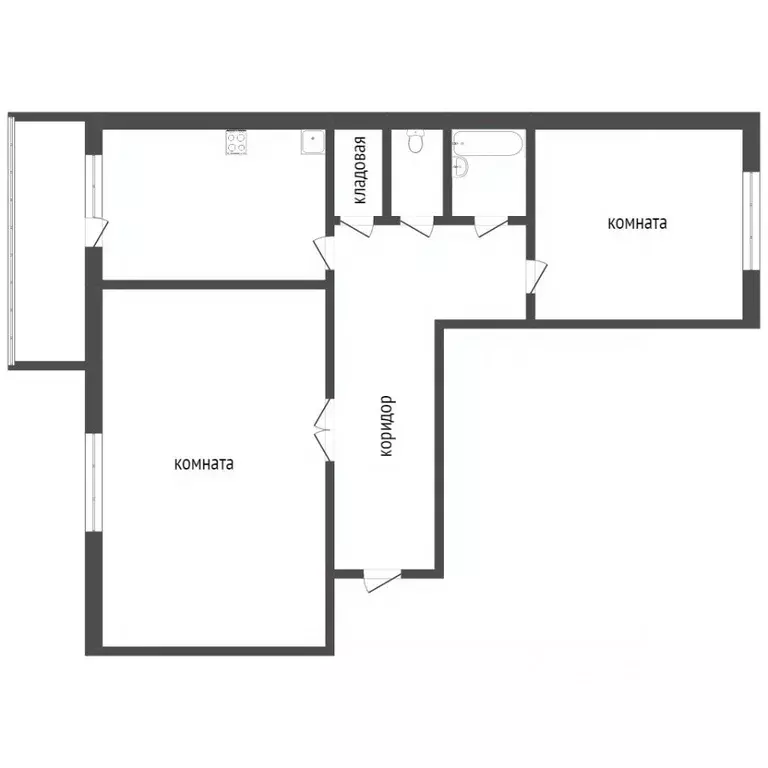 2-к кв. Тюменская область, Тобольск ул. Ленина, 7 (57.9 м) - Фото 1