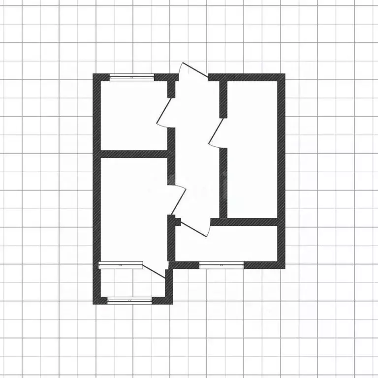 2-к кв. Курская область, Курск ул. Карла Маркса, 47 (44.1 м) - Фото 2