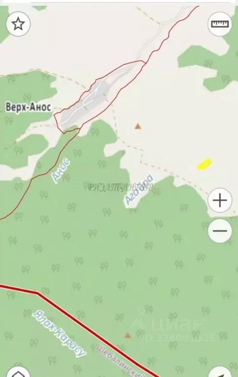 Участок в Алтай, Чемальский район, пос. Верх-Анос ул. Центральная ... - Фото 2