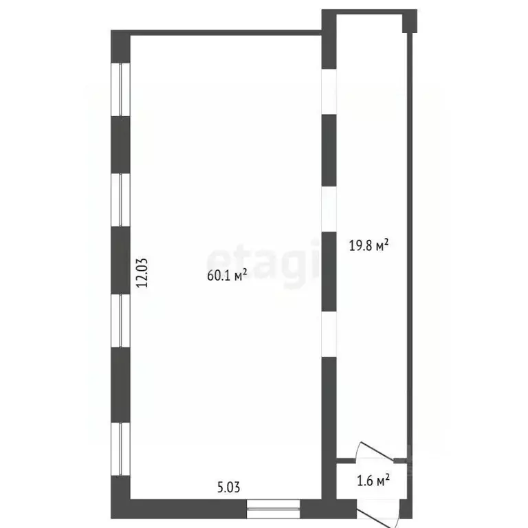 Торговая площадь в Санкт-Петербург 2-я Комсомольская ул., 13К1 (144 м) - Фото 2