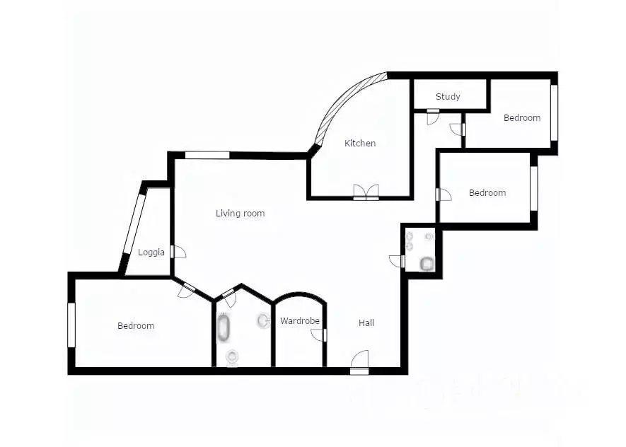 5-к кв. Москва ул. Удальцова, 65 (190.0 м) - Фото 1