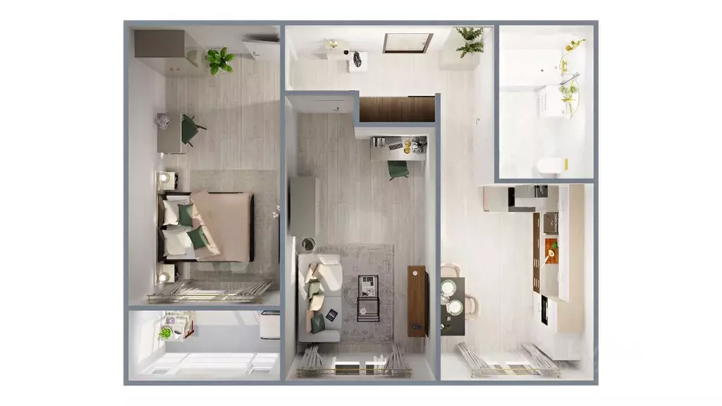 2-к кв. Новосибирская область, Новосибирск Самоцветы жилой комплекс ... - Фото 2