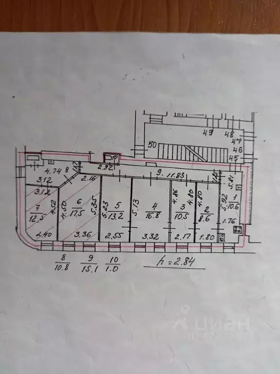 Комната Санкт-Петербург ул. Константина Заслонова, 9/4 (30.0 м) - Фото 2