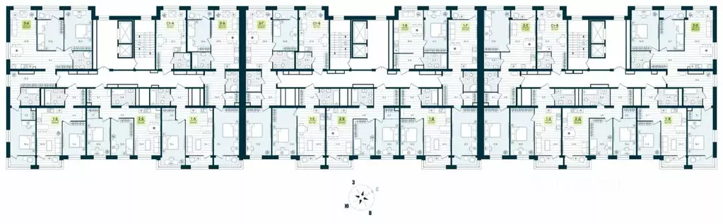 Студия Ханты-Мансийский АО, Нижневартовск К-2 кв-л,  (25.7 м) - Фото 1