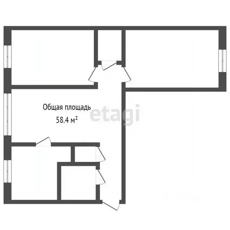 3-к кв. Кемеровская область, Кемерово просп. Ленина, 102А (58.4 м) - Фото 1