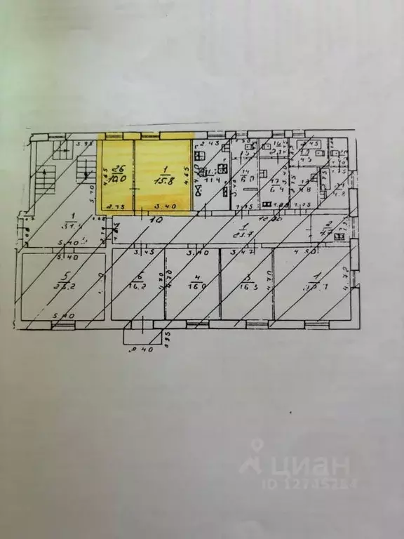Комната Краснодарский край, Новороссийск ул. Энгельса, 72 (25.8 м) - Фото 2