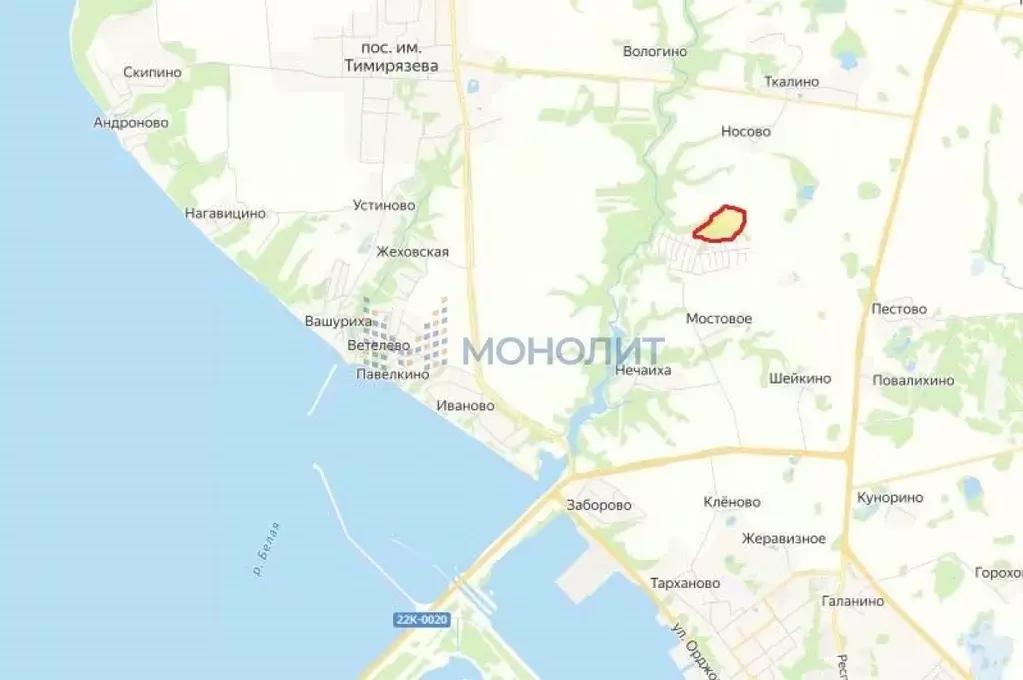 Участок в Нижегородская область, Городецкий муниципальный округ, д. ... - Фото 1