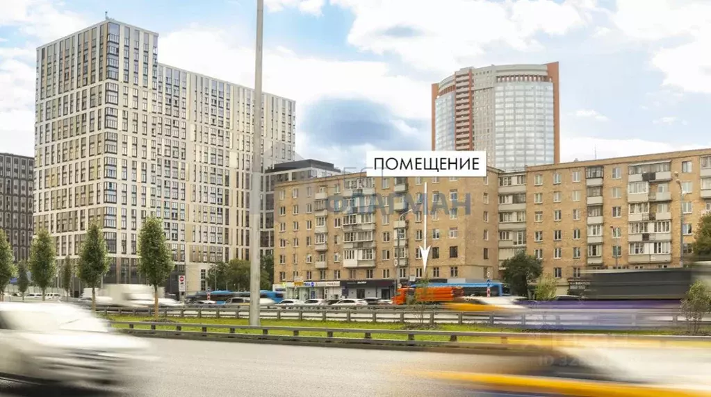 Торговая площадь в Москва Ленинградский просп., 33К3 (17 м) - Фото 1