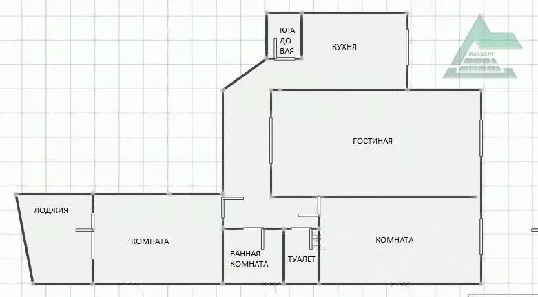 3-к кв. Оренбургская область, Оренбург ул. Сергея Лазо, 17 (66.3 м) - Фото 2