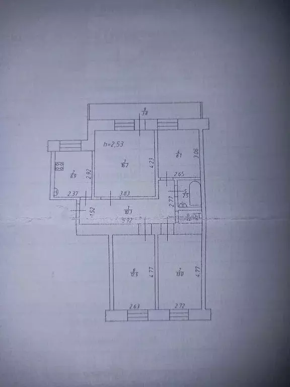 4-к кв. Омская область, Омск Харьковская ул., 11 (71.0 м) - Фото 0