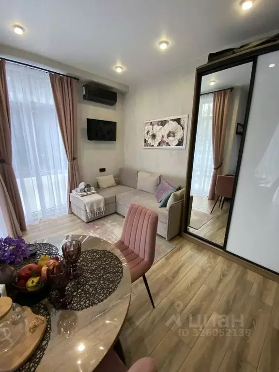 Студия Краснодарский край, Сочи Бакинская ул., 18/1 (28.0 м) - Фото 1