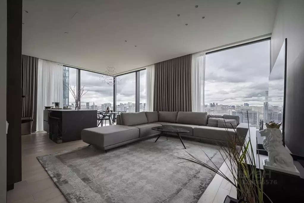 3-к кв. Москва Краснопресненская наб., 14Ак1 (130.0 м) - Фото 1