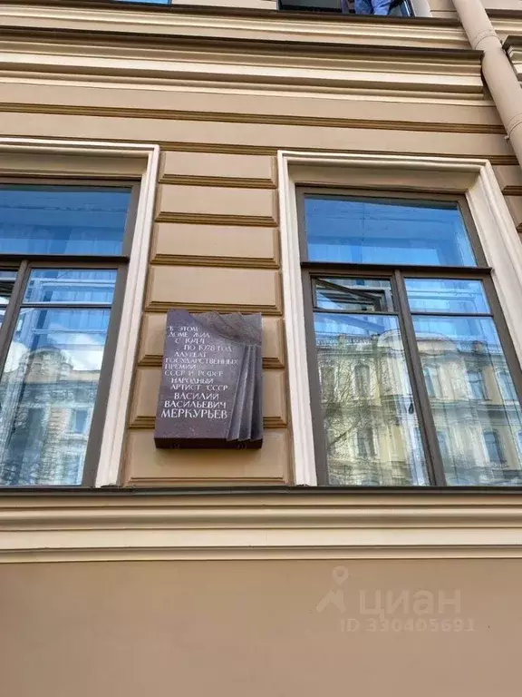 Комната Санкт-Петербург ул. Чайковского, 33-37 (17.2 м) - Фото 2