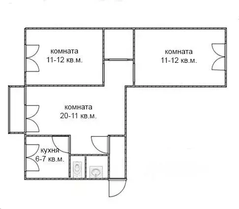 3-к кв. Томская область, Томск тракт Иркутский, 124 (58.5 м) - Фото 0