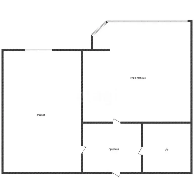 1-комнатная квартира: Яблоновский, Космическая улица, 88к4 (38.5 м) - Фото 1