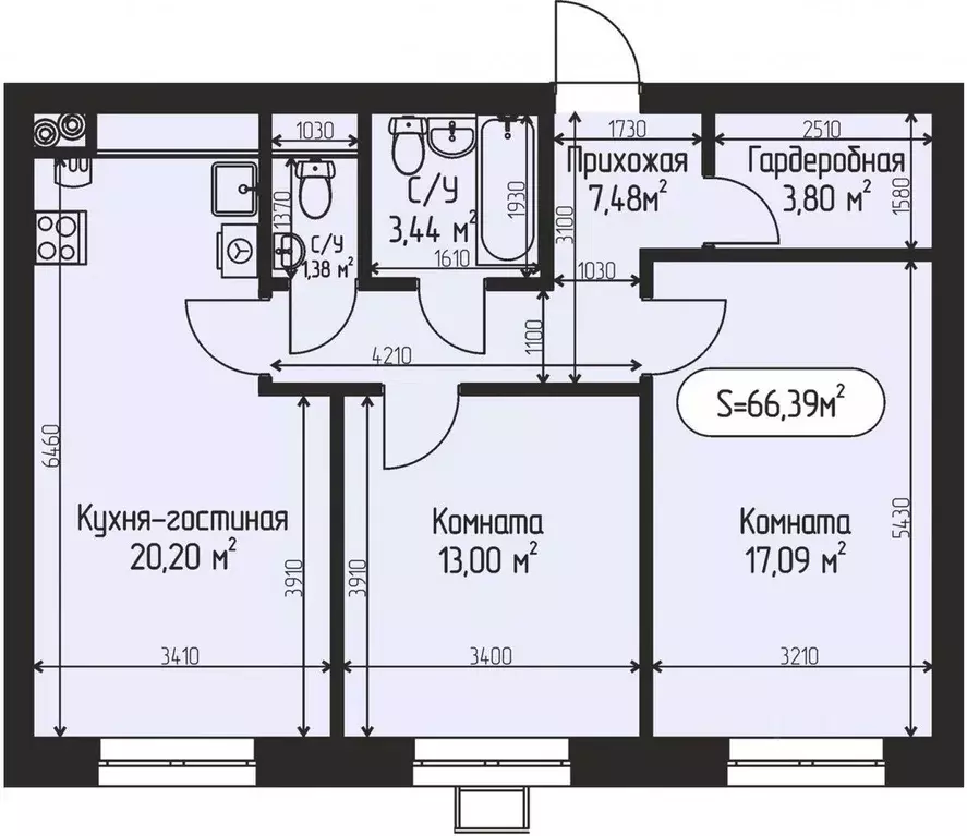 2-к кв. Московская область, Дмитровский городской округ, с. Озерецкое, ... - Фото 0