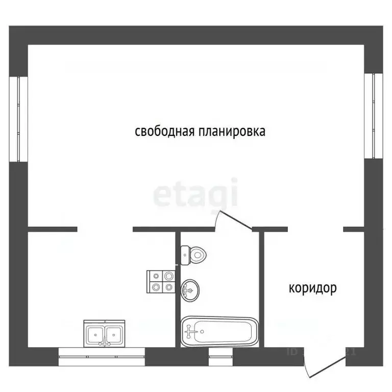 Дом в Костромская область, Красносельский район, Гридинское с/пос, д. ... - Фото 1