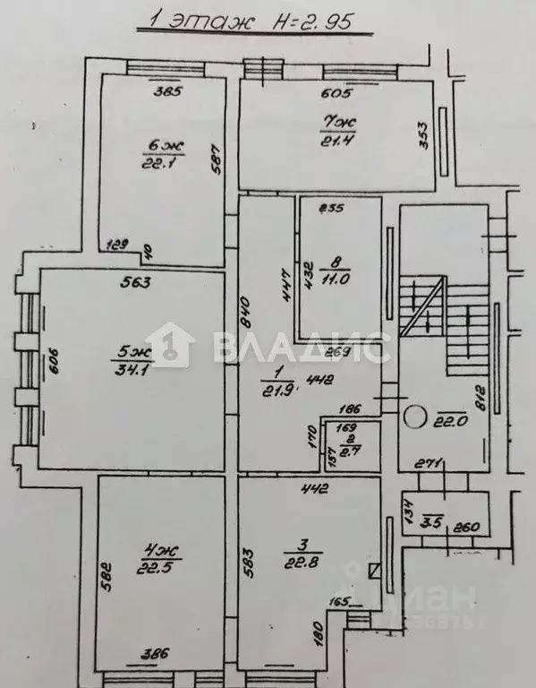 4-к кв. Калининградская область, Калининград Верхнеозерная ул., 2Б ... - Фото 2