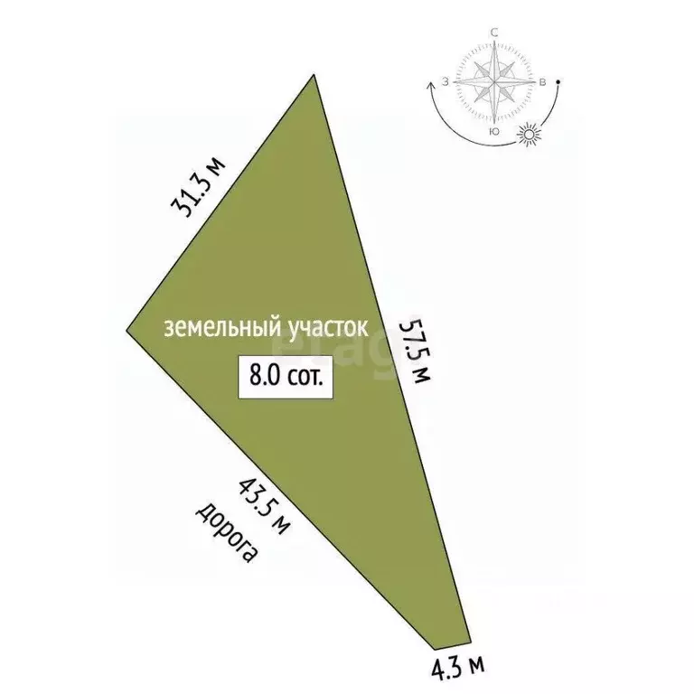 Участок в Москва № 117 кв-л,  (7.98 сот.) - Фото 2
