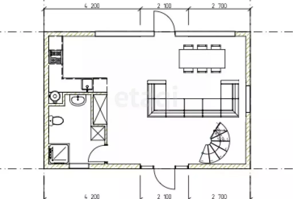 Дом в Калининградская область, Гурьевский муниципальный округ, пос. ... - Фото 2
