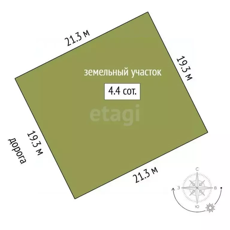 Участок в Тюменская область, Тюменский муниципальный округ, д. ... - Фото 1