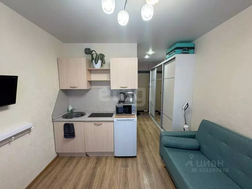 Студия Тюменская область, Тюмень ул. Новоселов, 115 (16.0 м) - Фото 1