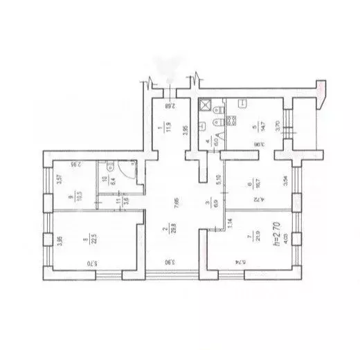 5-к кв. Хабаровский край, Хабаровск Ленинградская ул., 51 (142.0 м) - Фото 2