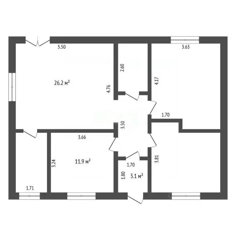 Дом в Башкортостан, Стерлитамак ул. Урицкого (115 м) - Фото 2