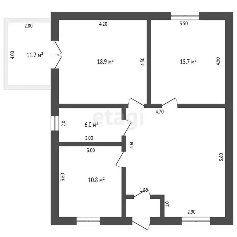 Дом в Ленинаван, улица Мясникяна (91.5 м) - Фото 2