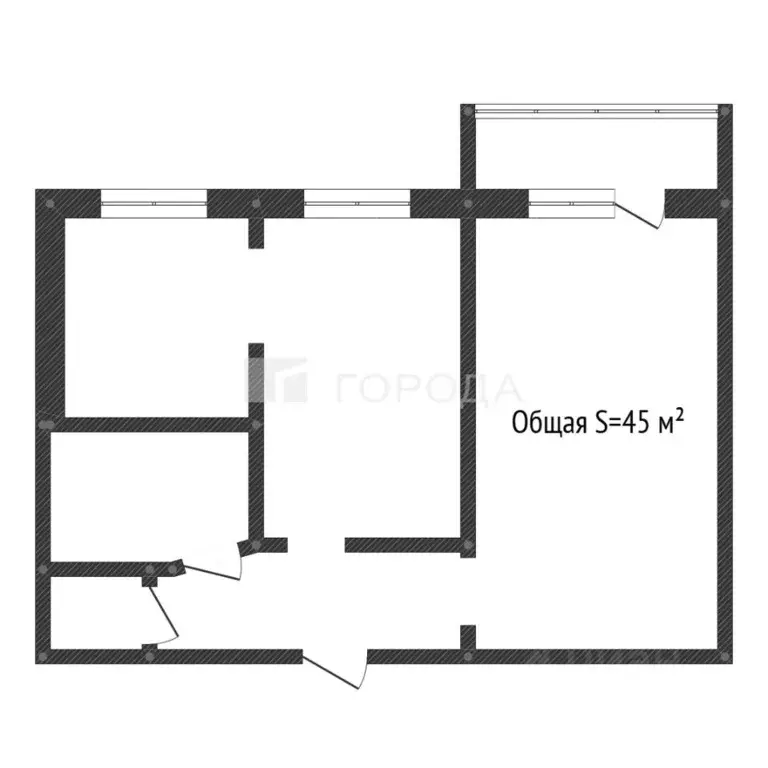 2-к кв. Кемеровская область, Новокузнецк Байдаевский мкр, ул. ... - Фото 2