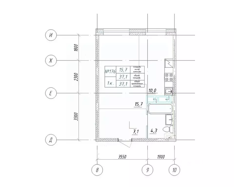 1-к кв. Приморский край, Большой Камень ул. Ленина, 14 (37.1 м) - Фото 1