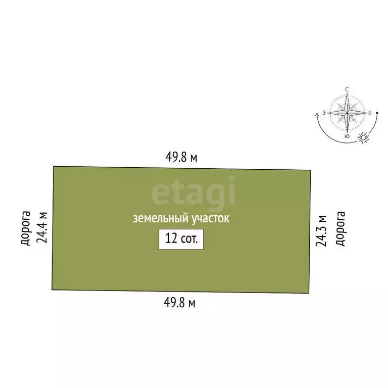 Участок в Трудовское сельское поселение, СПК Пневматика-2, Солнечная ... - Фото 1