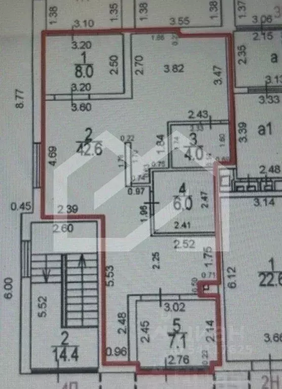 Помещение свободного назначения в Москва пер. Посланников, 6 (68 м) - Фото 2