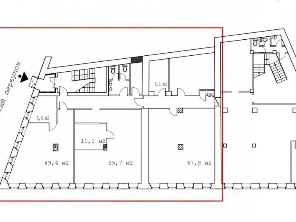 Офис в Москва ул. Щипок, 9/26С3 (286 м) - Фото 1