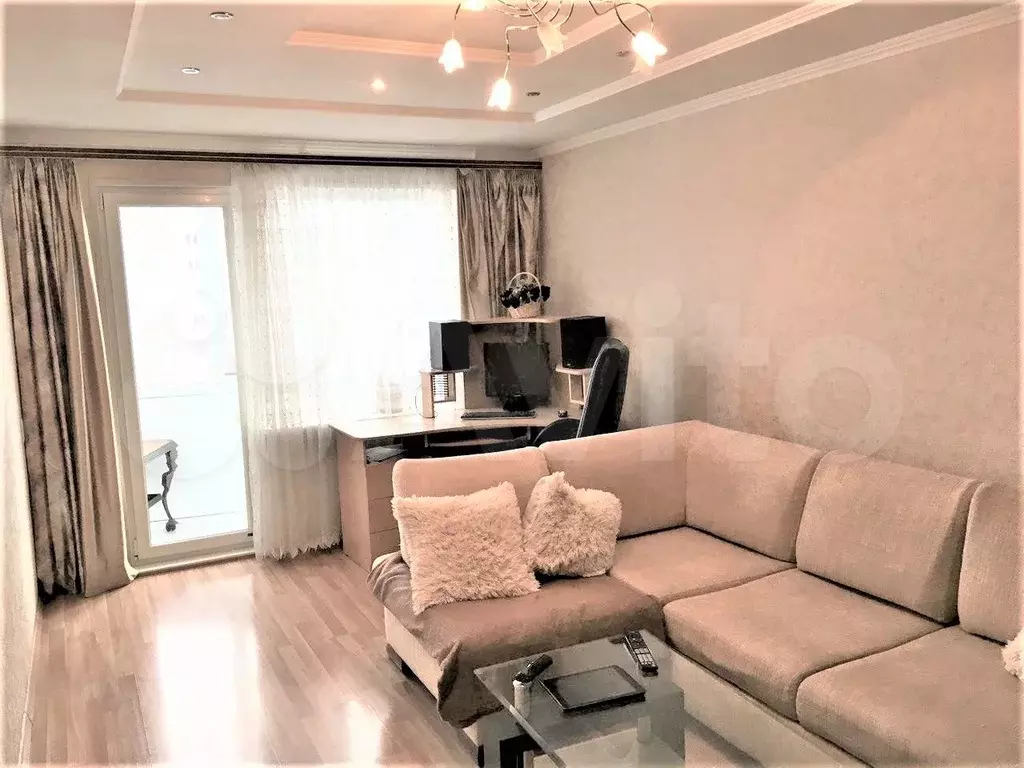 2-к. квартира, 53,8 м, 3/9 эт. - Фото 1