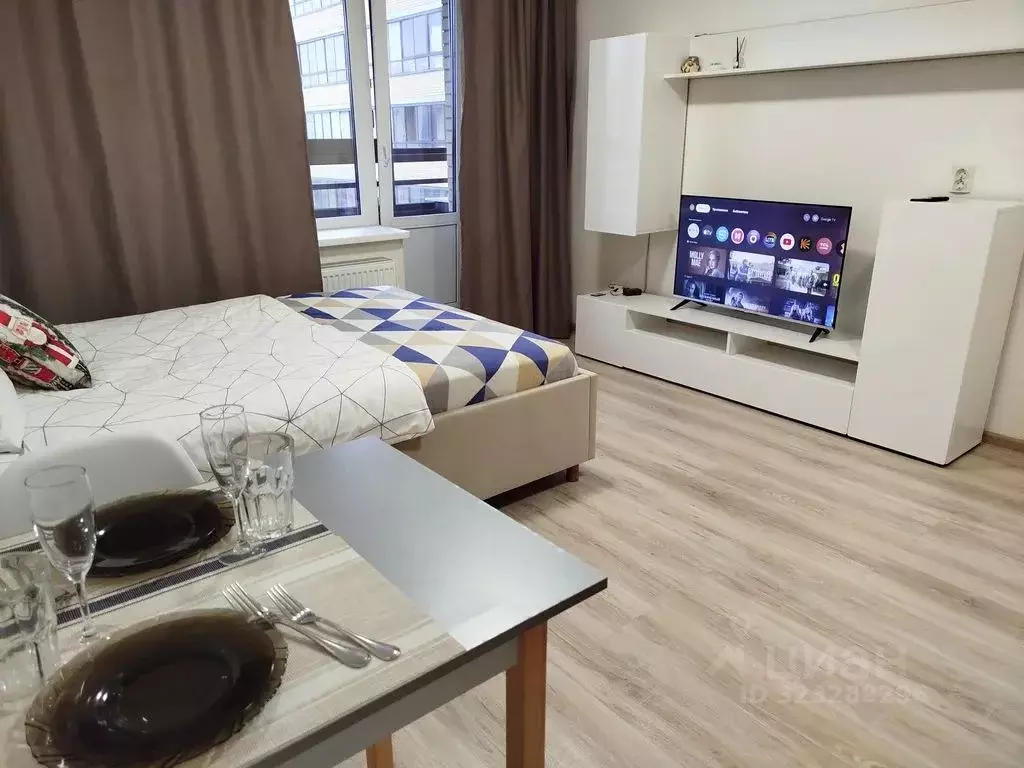 Студия Санкт-Петербург ул. Русановская, 18к1 (22.0 м) - Фото 2